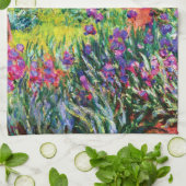 De Iris Garden in Giverny door Claude Monet Theedoek (Gevouwen)