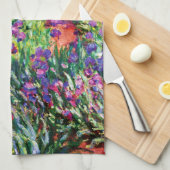 De Iris Garden in Giverny door Claude Monet Theedoek (Quarter Fold)
