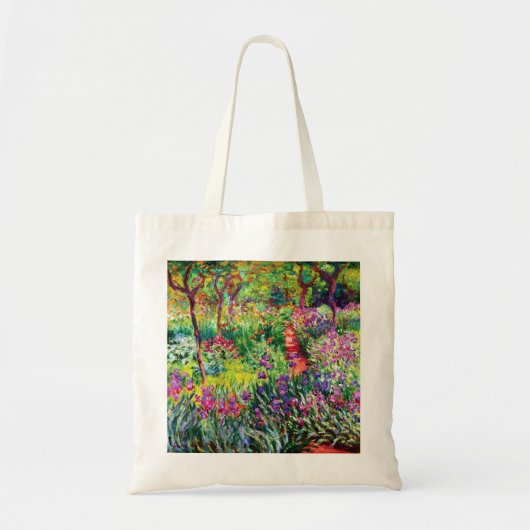 De Iris Garden in Giverny door Claude Monet Tote Bag (Voorkant)
