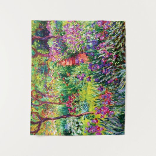 De Iris Garden in Giverny door Claude Monet Wandkleed (Voorkant)
