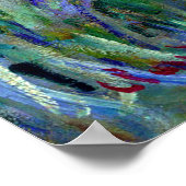 De Iris Garden in Giverny Fine Art Poster (Hoek)