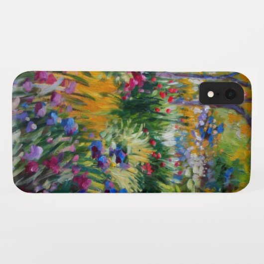 De Iris Garden van Claude Monet Case-Mate iPhone Case (Achterkant (horizontaal))