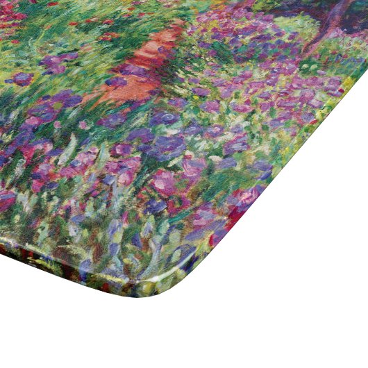 De Iris Garden van Claude Monet Cutting Board Snijplank (Hoek)