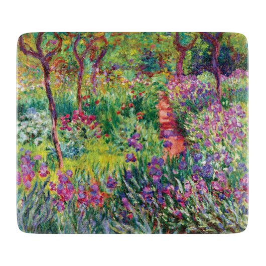 De Iris Garden van Claude Monet Cutting Board Snijplank (Voorkant)