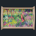 De Iris Garden van Claude Monet Dienblad<br><div class="desc">De Iris Garden van Claude Monet. Bezoek mijn winkel voor een interessanter ontwerp en meer keuze voor kleuren => zazzle.com/colorfulworld*</div>