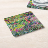 De Iris Garden van Claude Monet Kartonnen Onderzetters (Schuin)