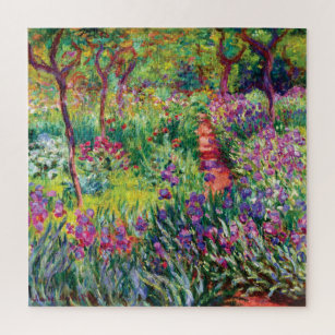 De Iris Garden van Claude Monet Legpuzzel