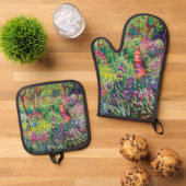 De Iris Garden van Claude Monet Ovenwant & Pannenlap Set (Top down)