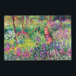 De Iris Garden van Claude Monet Placemat<br><div class="desc">De Iris Garden van Claude Monet.
Bezoek mijn winkel voor een interessanter ontwerp en meer keuze voor kleuren => zazzle.com/colorfulworld*</div>