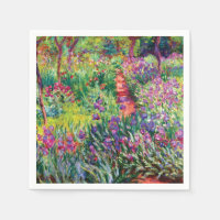 De Iris Garden van Claude Monet