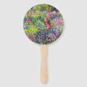 De Iris Garden van Claude Monet Sleutelhanger Handwaaier (Achterkant)