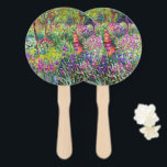 De Iris Garden van Claude Monet Sleutelhanger Handwaaier<br><div class="desc">Ga naar mijn winkel voor een interessanter design en meer kleurenkeuze. => zazzle.com/colorfulworld*</div>