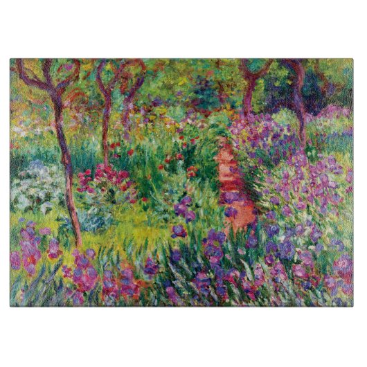De Iris Garden van Claude Monet Snijplank (Voorkant)
