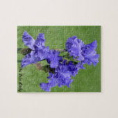 De Iris Lady Photo Puzzles en Tins Legpuzzel (Horizontaal)