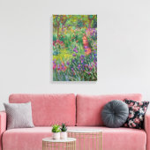 De Iris Tuin Bij Giverny Door Claude Monet Canvas Afdruk (Insitu (Woonkamer))