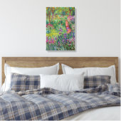 De Iris Tuin Bij Giverny Door Claude Monet Canvas Afdruk (Insitu (Slaapkamer))