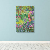 De Iris Tuin Bij Giverny Door Claude Monet Canvas Afdruk (Insitu (Houten vloer))