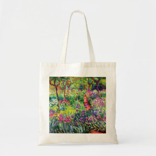 De Iris Tuin bij Giverny door Claude Monet Tote Ba Bag