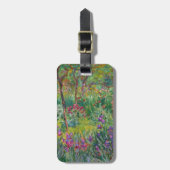 De Iris-tuin in Giverny door Claude Monet Bagagelabel (Voorkant verticaal)