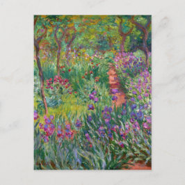 De Iris-tuin in Giverny door Claude Monet Briefkaart