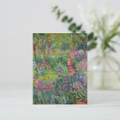 De Iris-tuin in Giverny door Claude Monet Briefkaart (Staand voorkant)