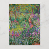 De Iris-tuin in Giverny door Claude Monet Briefkaart (Voorkant)