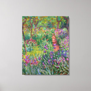 De Iris-tuin in Giverny door Claude Monet Canvas Afdruk