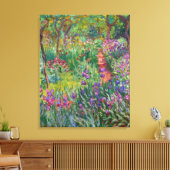 De Iris-tuin in Giverny door Claude Monet Canvas Afdruk (Insitu (Woonkamer))