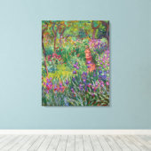 De Iris-tuin in Giverny door Claude Monet Canvas Afdruk (Insitu (Houten vloer))