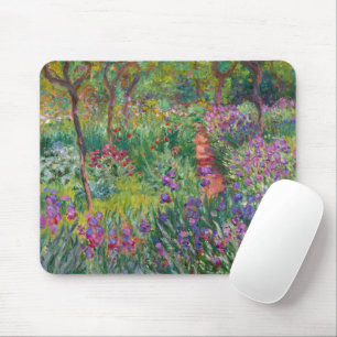 De Iris-tuin in Giverny door Claude Monet Muismat