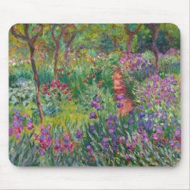 De Iris-tuin in Giverny door Claude Monet Muismat