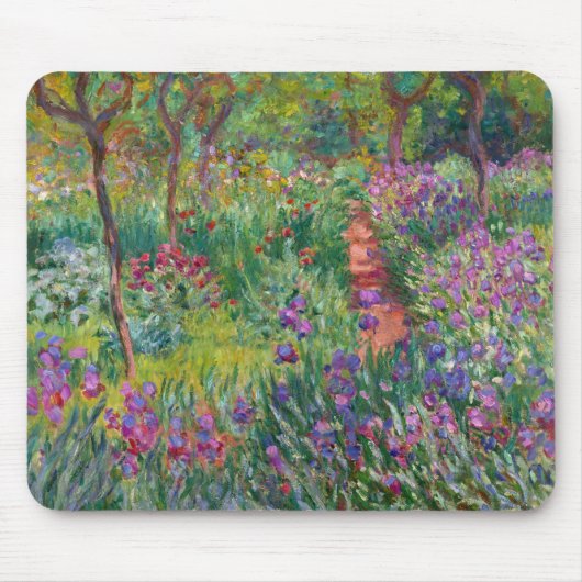 De Iris-tuin in Giverny door Claude Monet Muismat (Voorkant)
