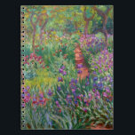 De Iris-tuin in Giverny door Claude Monet Notitieboek<br><div class="desc">De Iris Garden in Giverny geschilderd door Claude Monet. Circa 1900. Dit afbeelding is openbaar.</div>