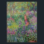De Iris-tuin in Giverny door Claude Monet Notitieboek<br><div class="desc">De Iris Garden in Giverny geschilderd door Claude Monet. Circa 1900. Dit afbeelding is openbaar.</div>