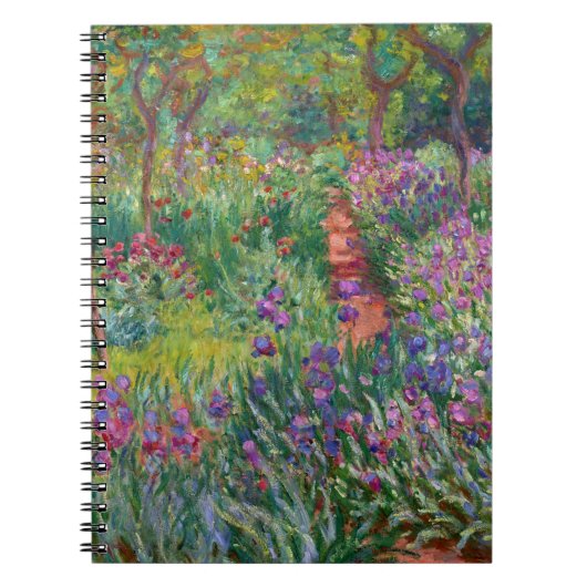 De Iris-tuin in Giverny door Claude Monet Notitieboek (Voorkant)