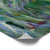 De Iris-tuin in Giverny door Claude Monet Poster (Hoek)