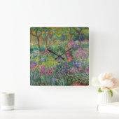 De Iris-tuin in Giverny door Claude Monet Vierkante Klok (Huis)