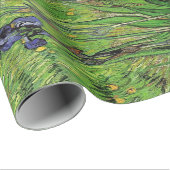 De Iris van Van Gogh.  schilderij van florale olie Cadeaupapier (Rol Hoek)