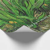 De Iris van Van Gogh.  schilderij van florale olie Cadeaupapier (Hoek)