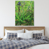 De Iris van Vincent van Gogh Canvas Afdruk (Insitu (Slaapkamer))