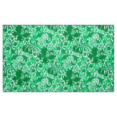 De Iris van William Morris en Lelie, Groene Jade Stof (Fat Quarter)