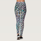 De iriserende luipaard serie ontwerp 8 leggings (Achterkant)