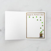 De Irish coffee van de Dag van heilige Patrick Kaart (Binnen)