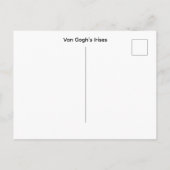 De irissen van Van Gogh Briefkaart (Achterkant)