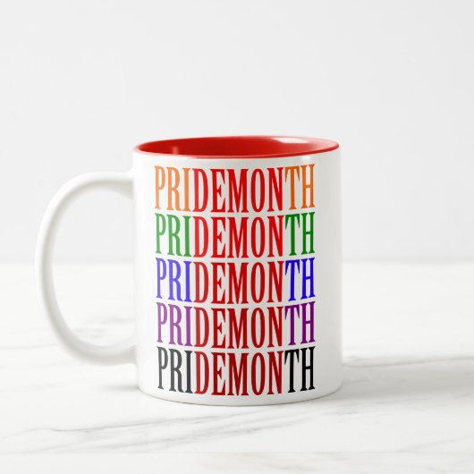 De Iron Demon Pride maand Tweekleurige Koffiemok (Links)