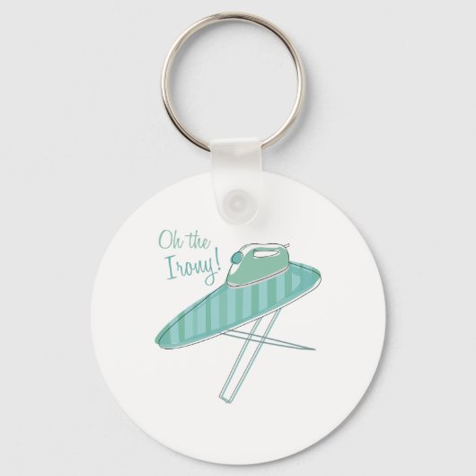 De Irony. Sleutelhanger (Voorkant)