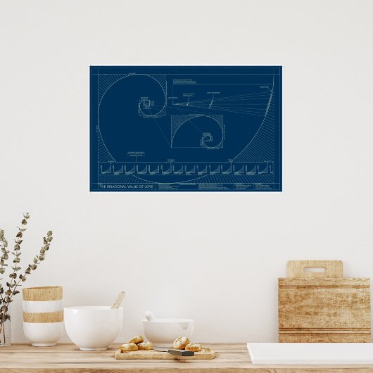 De irrationele waarde van liefde poster (Keuken)