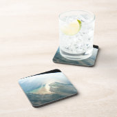 De Irrawaddy-rivierdelta in Birma (Myanmar). Bier Onderzetter (Rechterzijde)