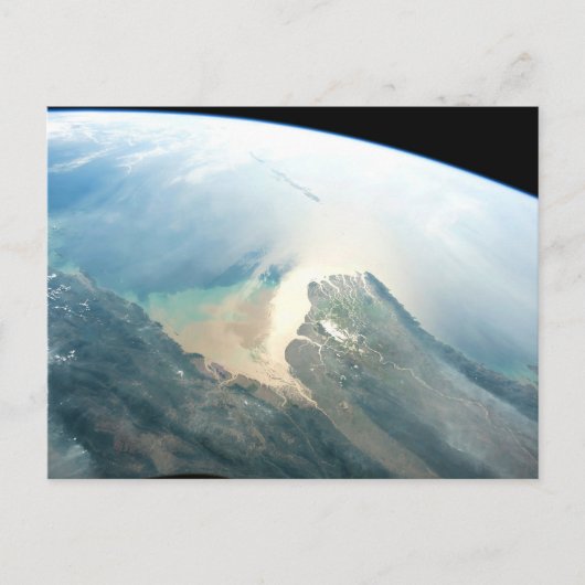 De Irrawaddy-rivierdelta in Birma (Myanmar). Briefkaart (Voorkant)