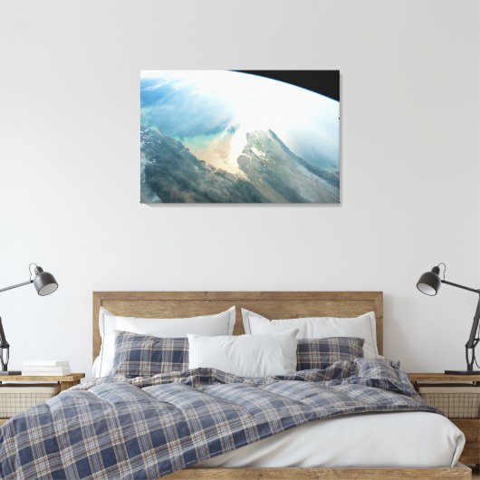 De Irrawaddy-rivierdelta in Birma (Myanmar). Canvas Afdruk (Insitu (Slaapkamer))